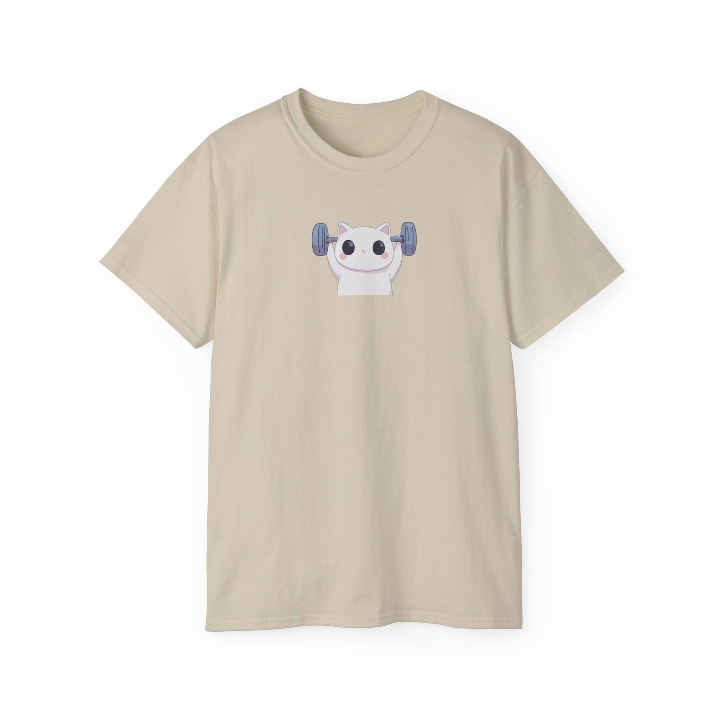 Cat Lifting Weights Shirt, Strong Meow
