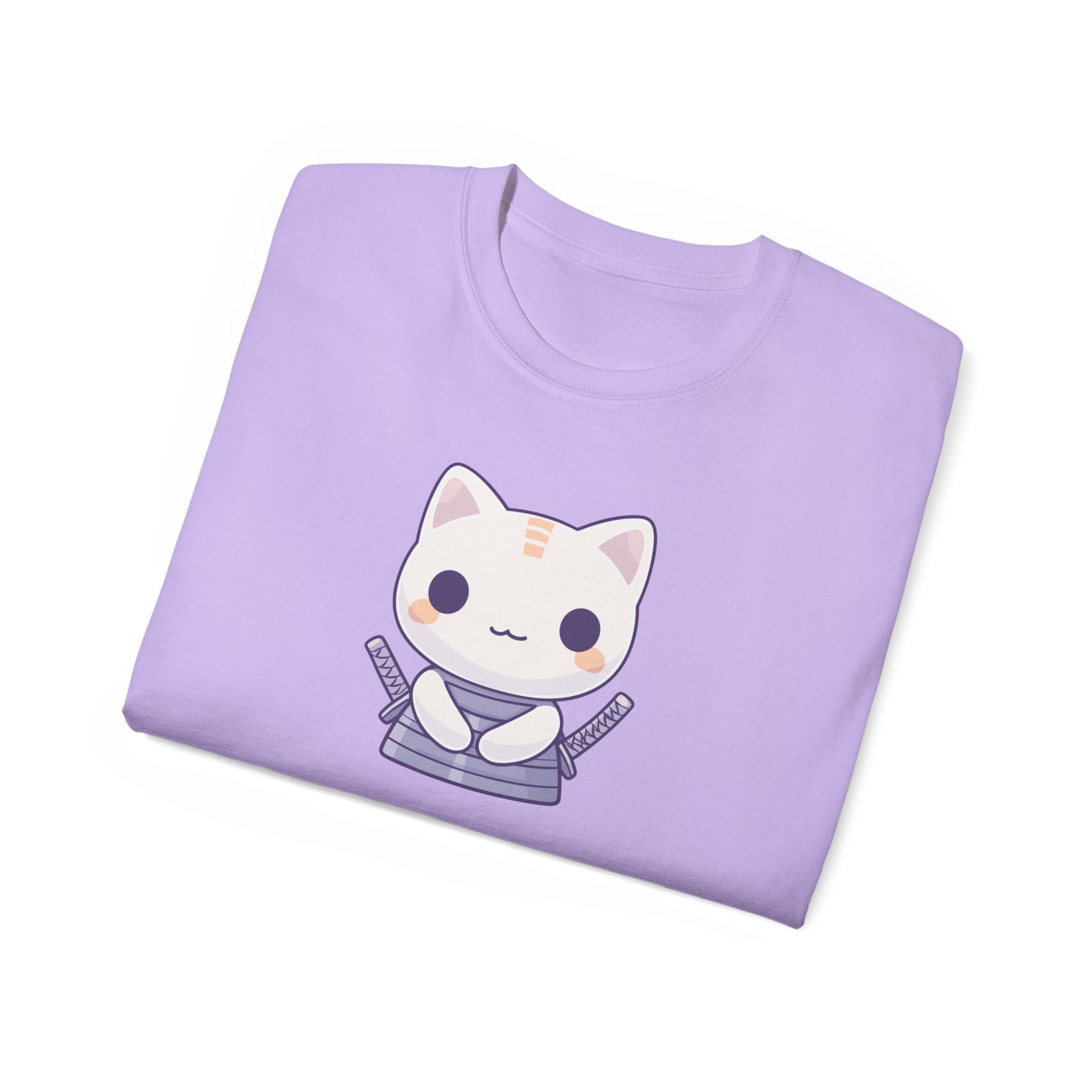 Japanese Cat T-shirt Folded