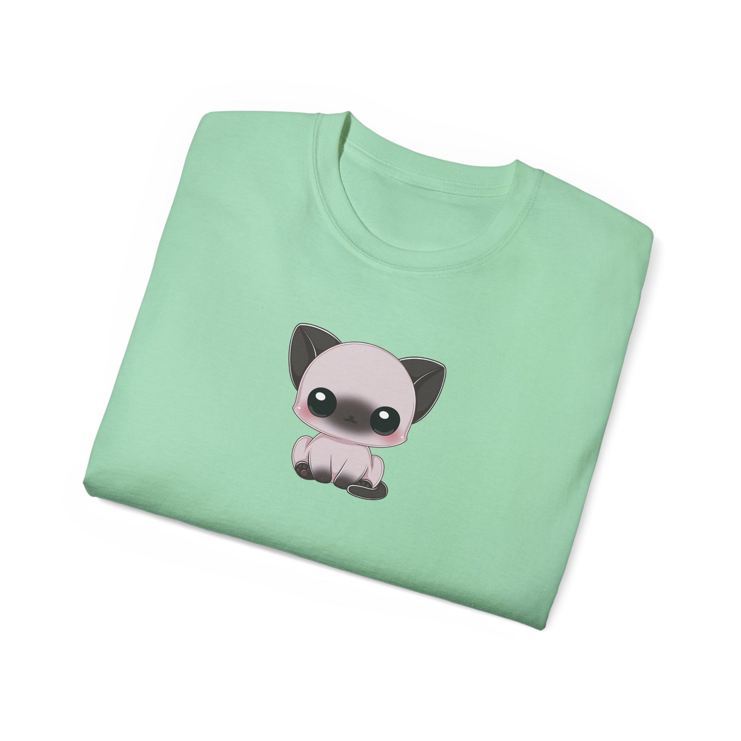 Siamese Cat Tee Folded