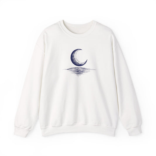 Crescent Moon Water Sweatshirt