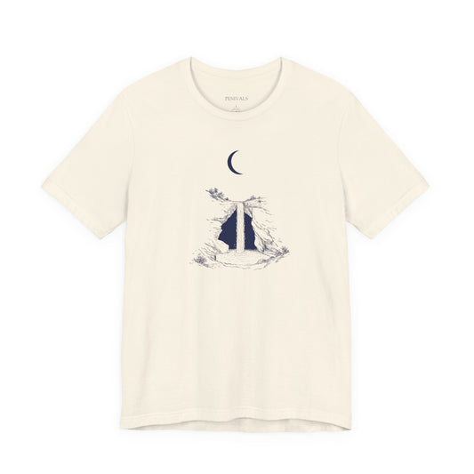 Crescent Moon Waterfall Tee