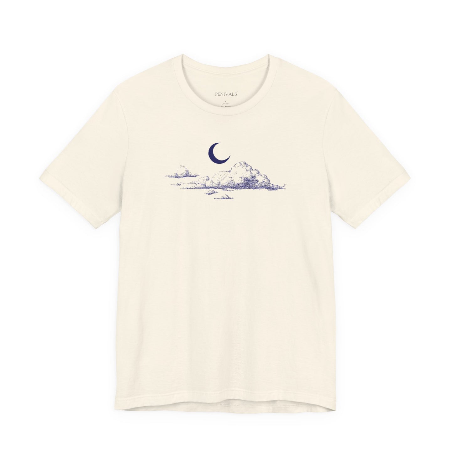 Crescent Moon Clouds Tee