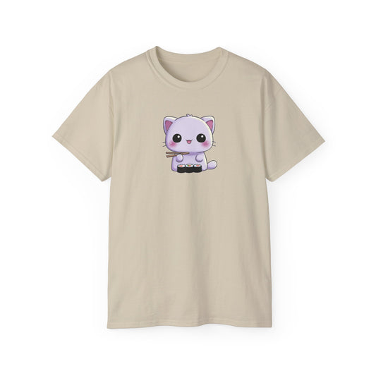 Sushi Cat T-shirt, Sushi Break