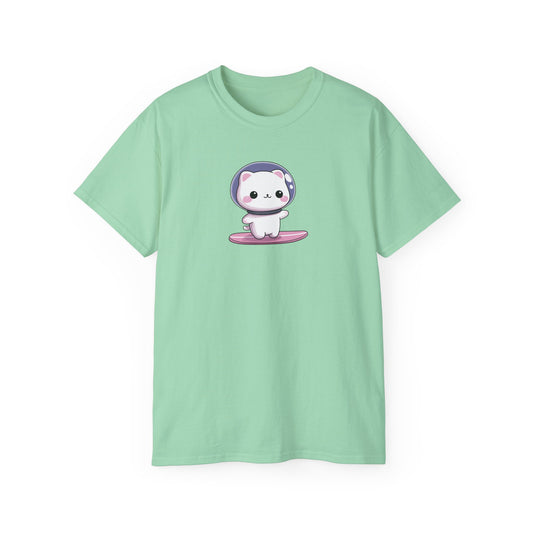 Astronaut Surfing T-shirt, Cloud Surfer