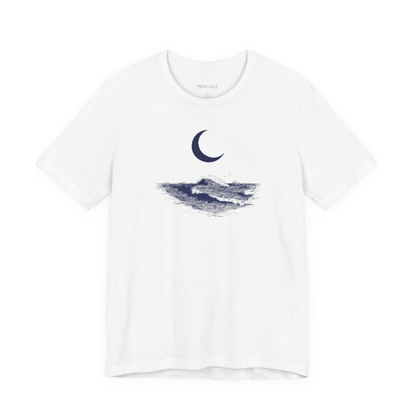 Crescent Moon Waves Tee
