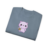 Beer Me Right Meow T-shirt Folded