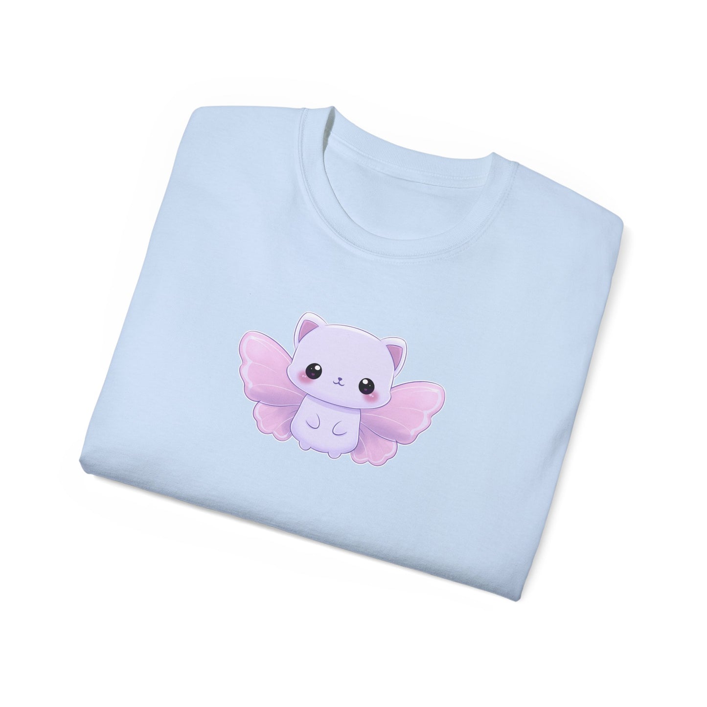 Cat Butterfly Shirt Folded
