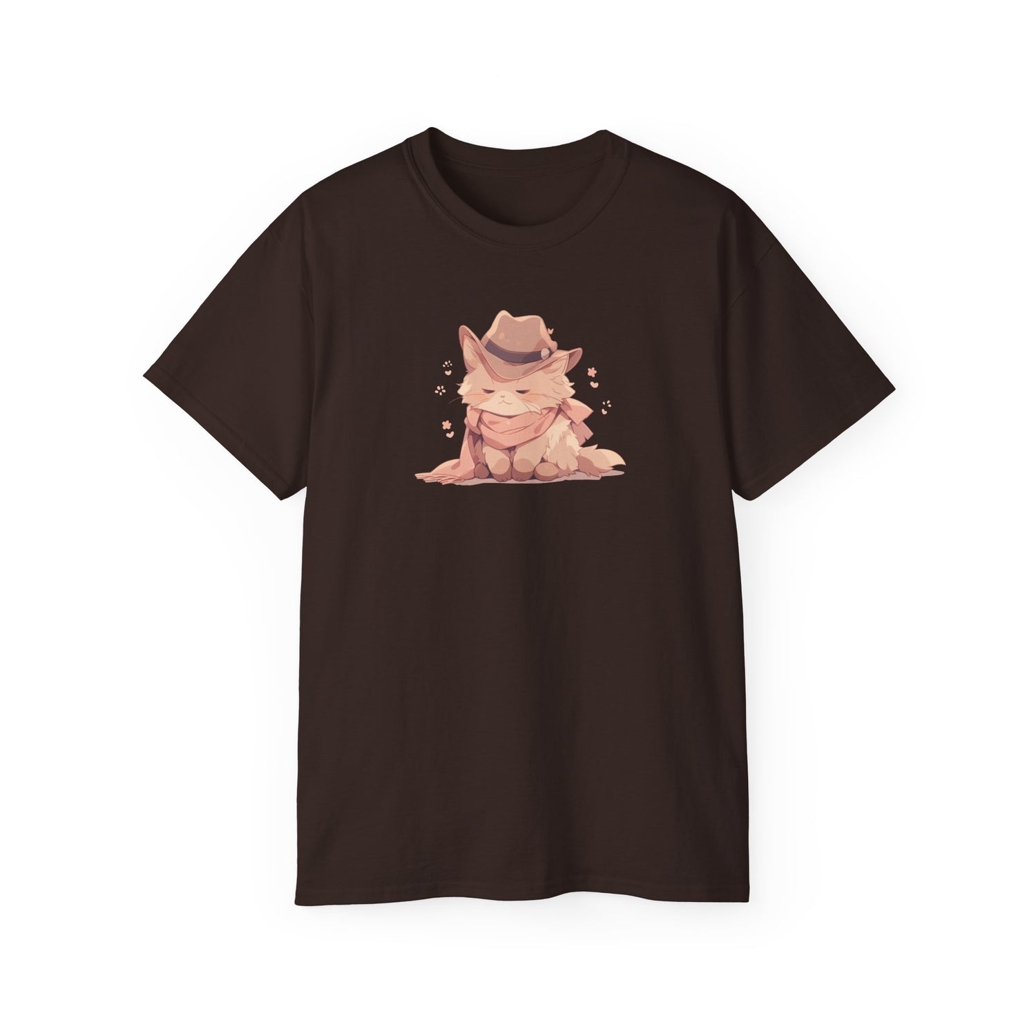 Cat Cowboy Shirt Dark Chocolate