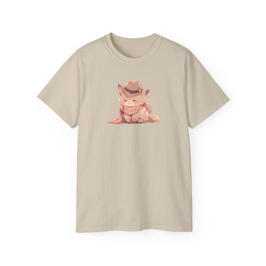 Cat Cowboy Shirt Sand Colored