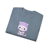 Cat Hiking T-shirt Folded