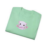 Cat in Space T-shirt Folded