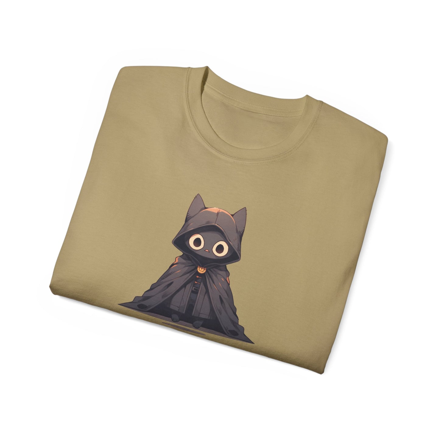 Catman Shirt Tan Colored Folded