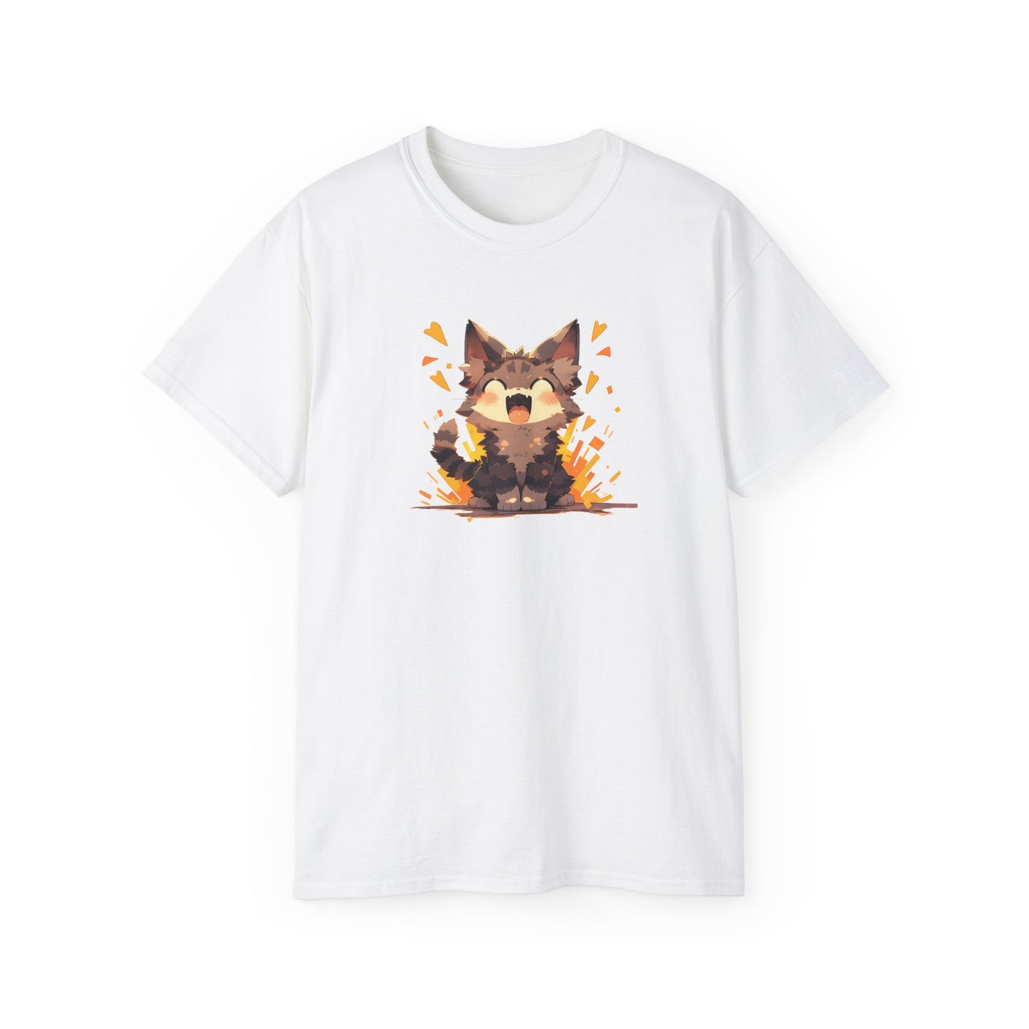 Catzilla Shirt White Colored